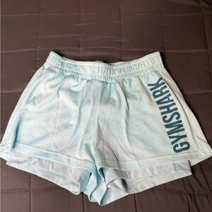 Gymshark Women's Athletic Shorts in Sky Blue